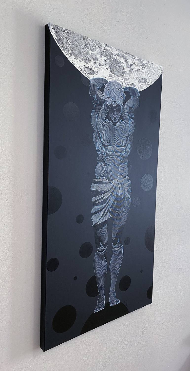 Original Abstract Body Painting by Antonio Cruz