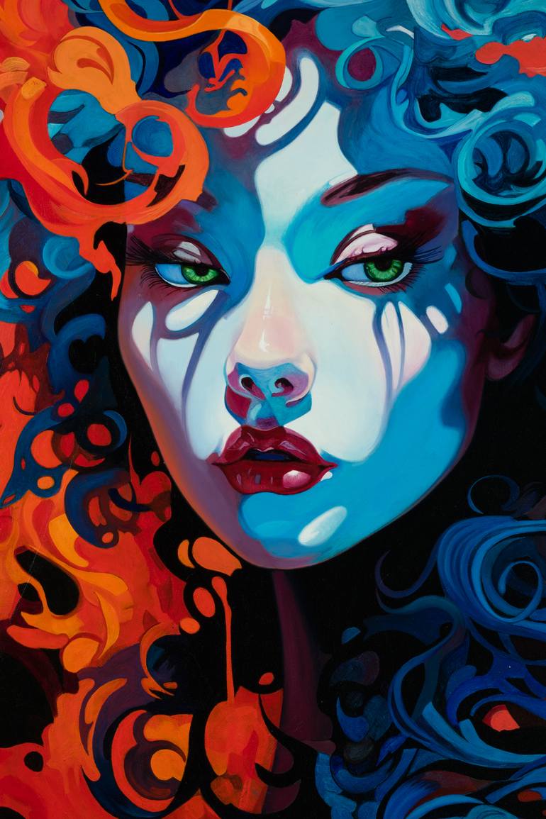 Original Contemporary Women Painting by Antonio Cruz
