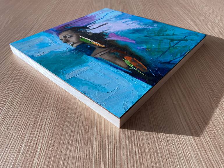 Original Abstract Women Painting by Antonio Cruz