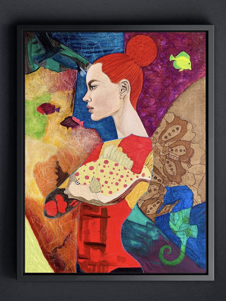 Original Women Painting by Antonio Cruz