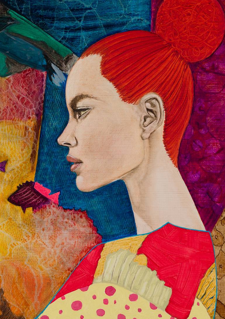 Original Figurative Women Painting by Antonio Cruz