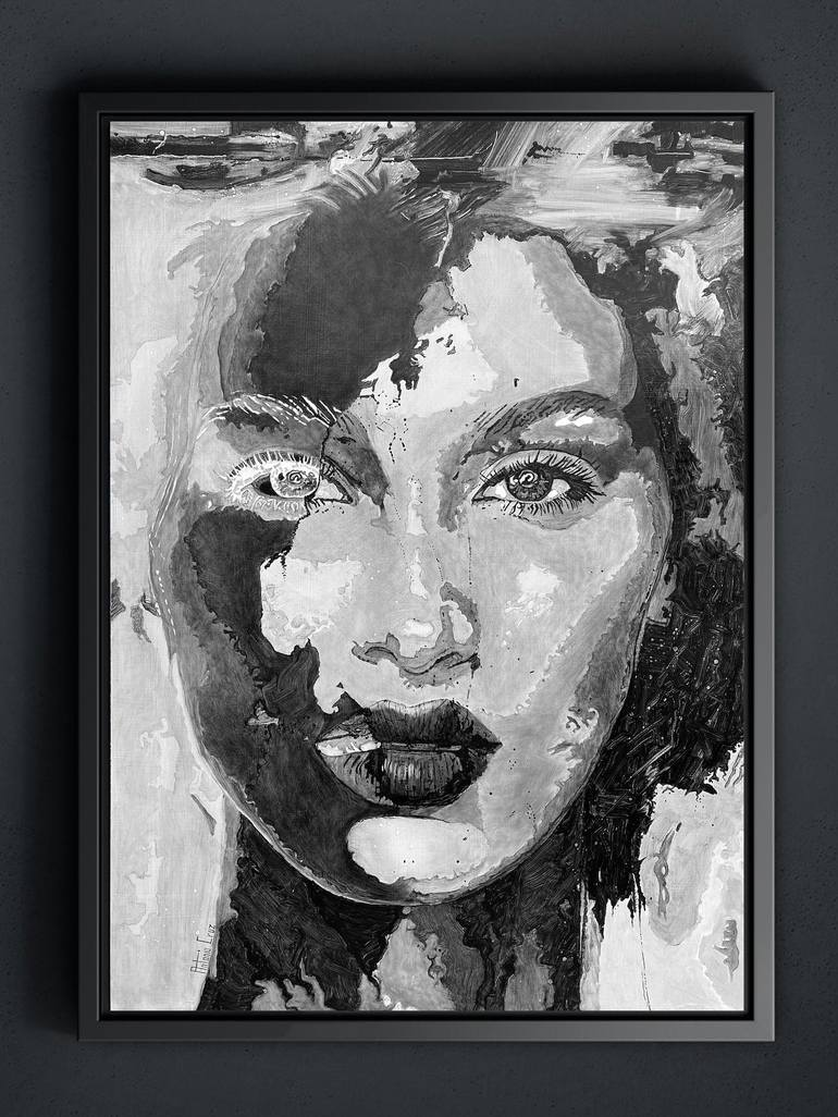 Original Portraiture Women Painting by Antonio Cruz