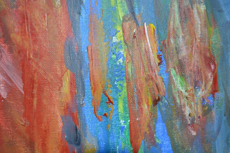 Original Abstract Expressionism Abstract Painting by Andreea- Mara Mancas