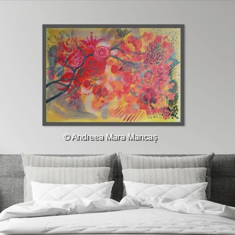 Original Expressionism Abstract Painting by Andreea- Mara Mancas