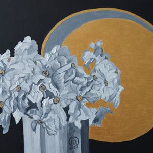 Black and Gold Daffodils