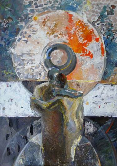 Print of Expressionism Outer Space Paintings by Andreea- Mara Mancas