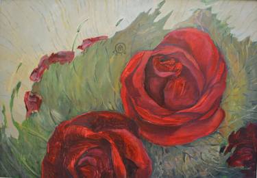 Original Floral Paintings by Andreea- Mara Mancas