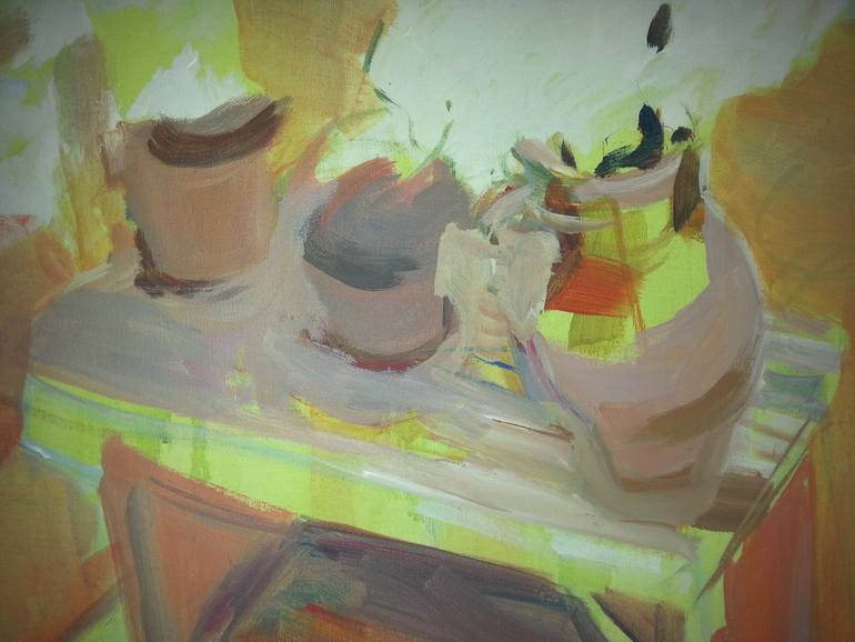 Original Figurative Still Life Painting by Andreea- Mara Mancas