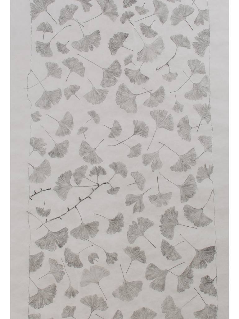 Original Abstract Botanic Drawing by Katherine Steichen Rosing