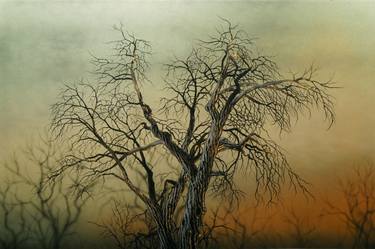 Original Abstract Tree Paintings by Christopher Owen Nelson