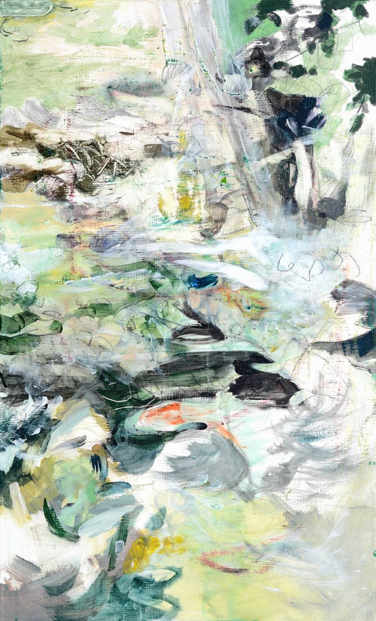 Original Abstract Garden Painting by Christian Kabuß