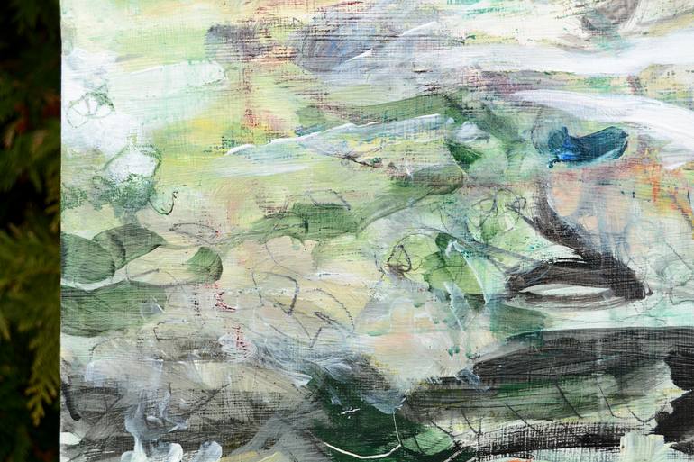 Original Abstract Garden Painting by Christian Kabuß