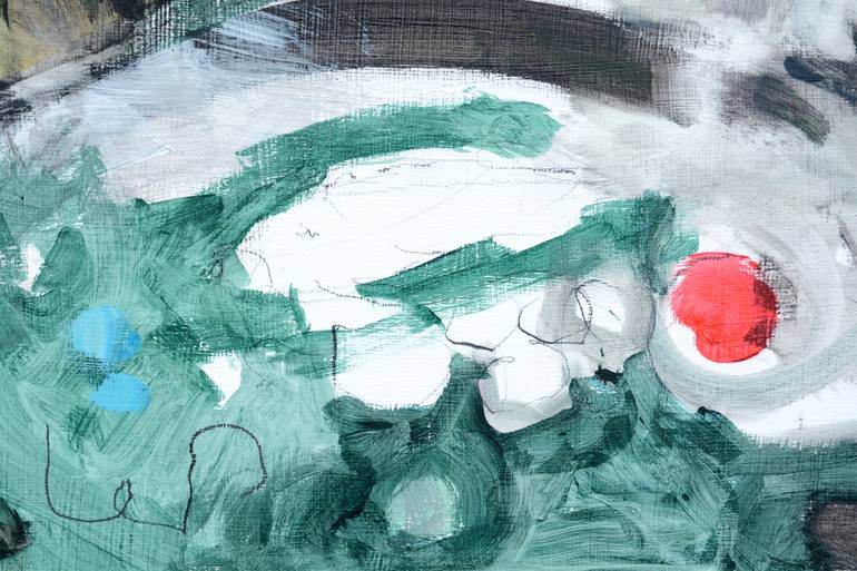 Original Abstract Garden Painting by Christian Kabuß