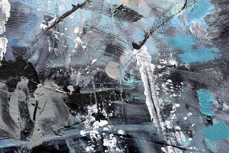 Original Abstract Cities Painting by Christian Kabuß