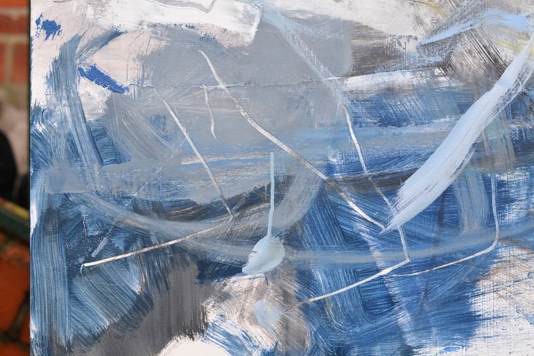 Original Abstract Cities Painting by Christian Kabuß