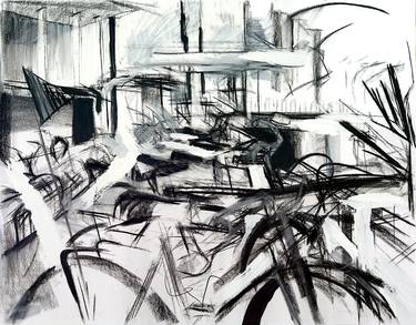 Print of Figurative Bicycle Drawings by Christian Kabuß