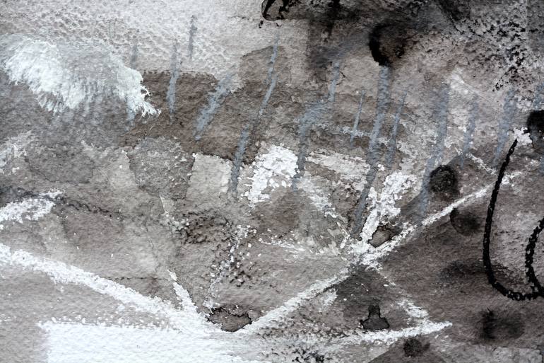 Original Abstract Outer Space Drawing by Christian Kabuß
