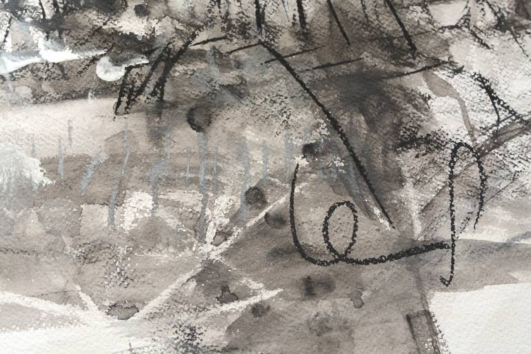 Original Abstract Outer Space Drawing by Christian Kabuß