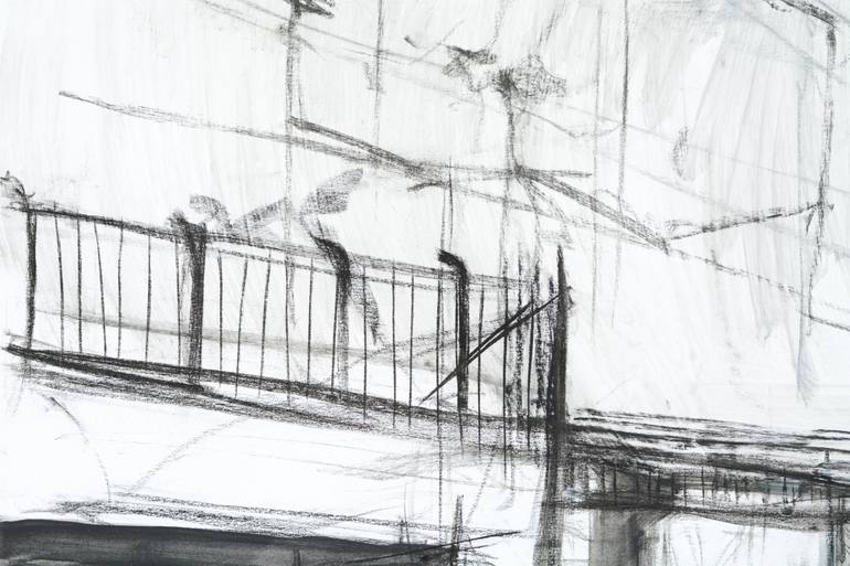 Original Figurative Cities Mixed Media by Christian Kabuß