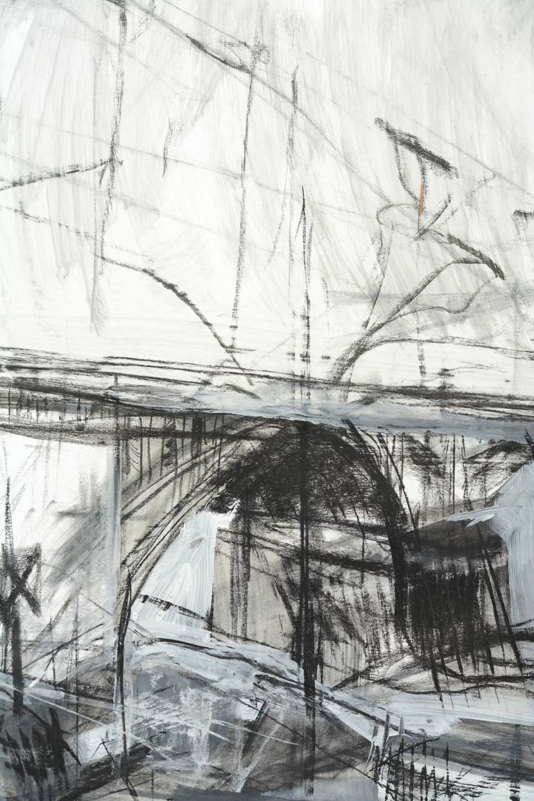 Original Figurative Cities Mixed Media by Christian Kabuß