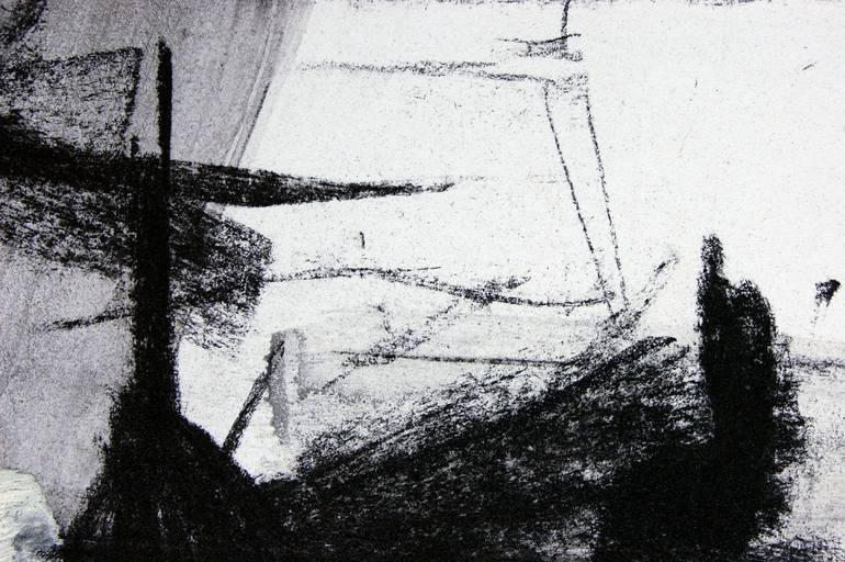 Original Abstract Ship Drawing by Christian Kabuß