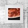 Preview. Print (38x38 cm.), framed in white plastic or in wood painted in white (65x65 cm.)