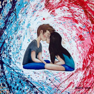 Print of Modern Love Paintings by Jenya Rusyn