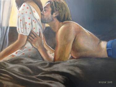 Original Love Painting by Jenya Rusyn