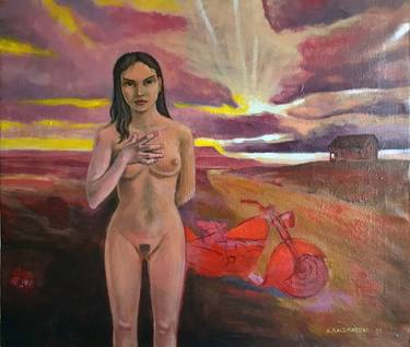 Original Surrealism Nude Paintings by Andrew Kaczmarski
