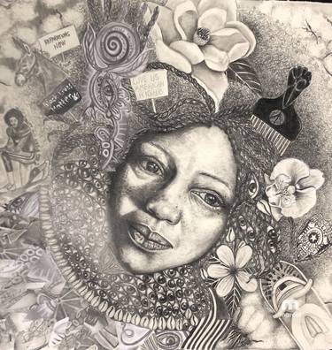 Original Conceptual Culture Drawings by traci mims
