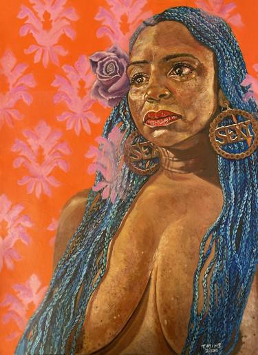 Original Expressionism Nude Paintings by traci mims