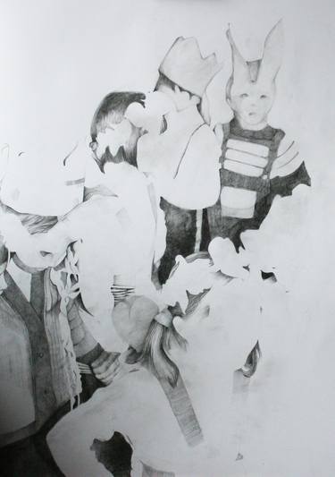 Original Children Drawing by Urszula Ciupa