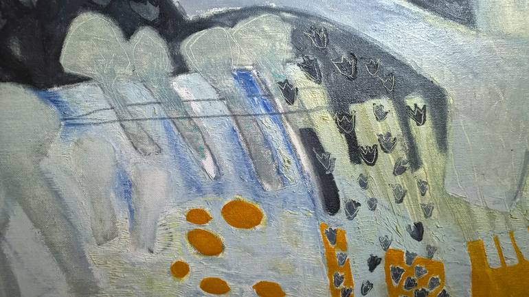 Original Abstract Landscape Painting by Valeria Kondor