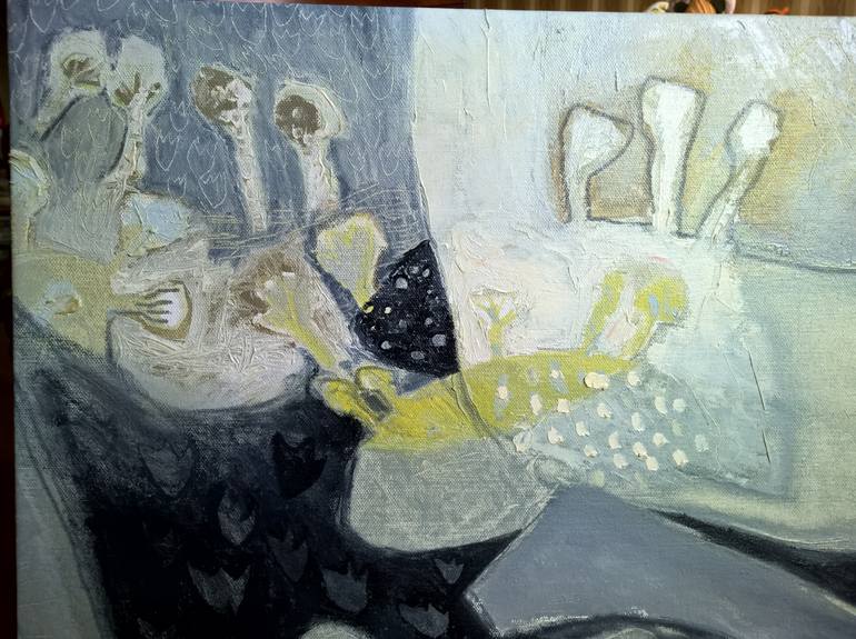 Original Abstract Landscape Painting by Valeria Kondor