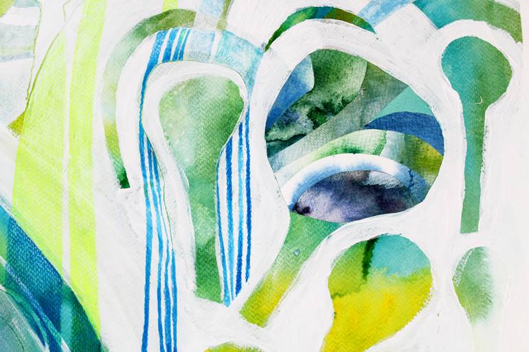 Original Abstract Landscape Painting by Valeria Kondor