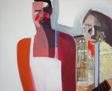 Saatchi Art Artist Agata Żychlińska; Painting, “he and she” #art