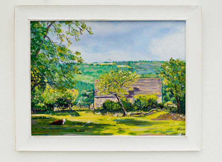 Original Impressionism Landscape Painting by Diana Rose