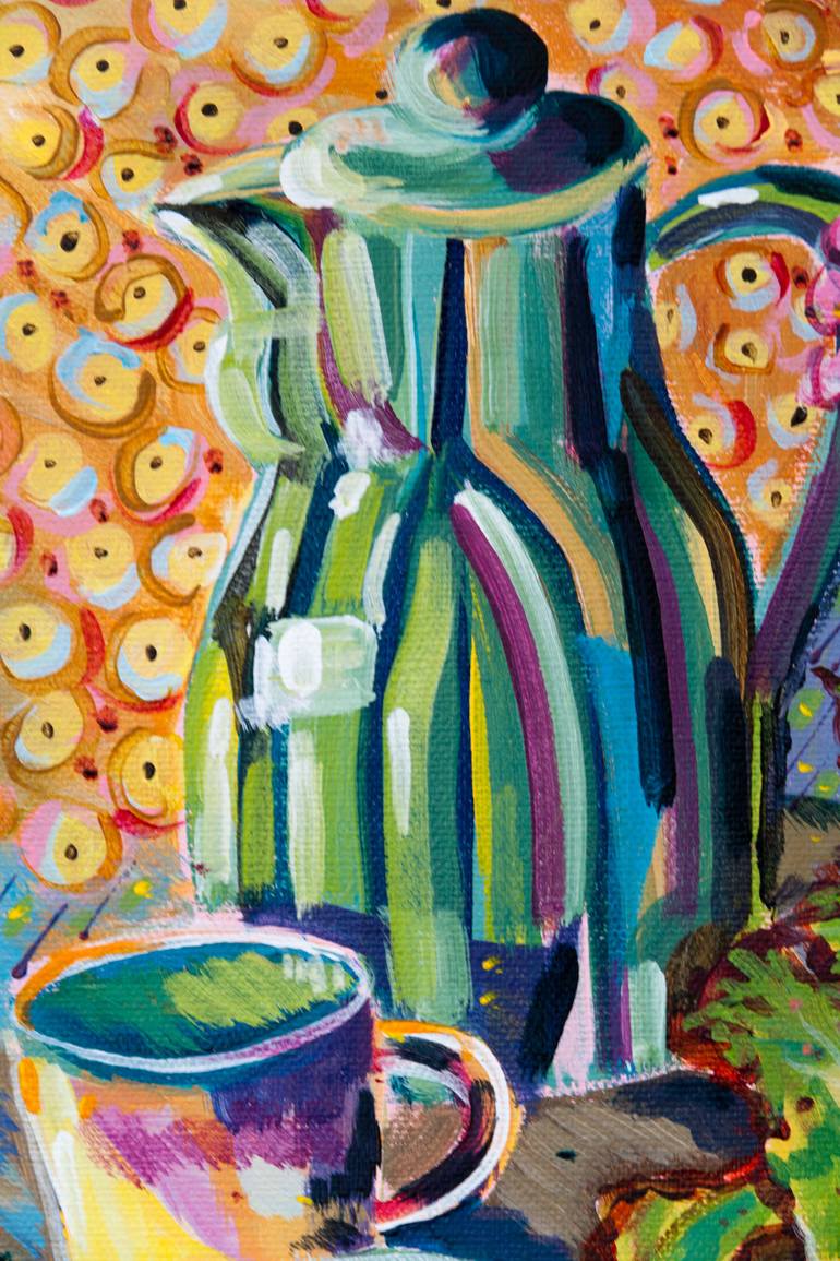 Original Expressionism Still Life Painting by Diana Rose