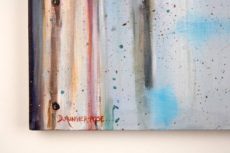 Original Impressionism Dogs Painting by Diana Rose