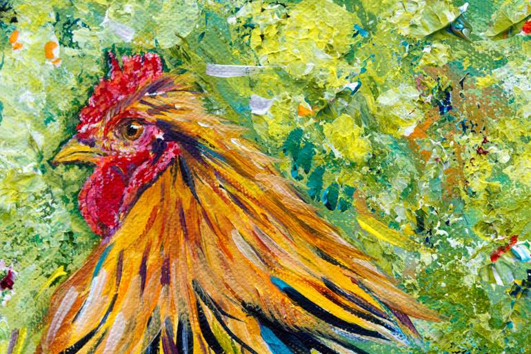 Original Impressionism Animal Painting by Diana Rose