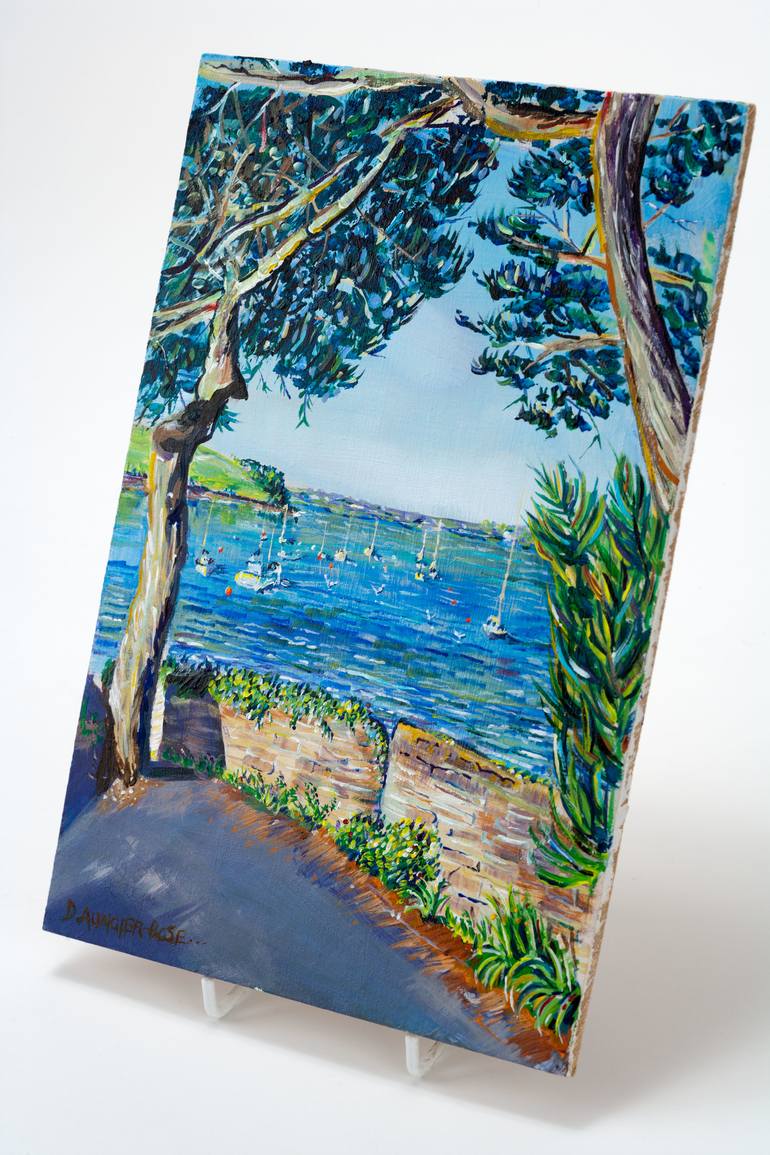 Original Impressionism Seascape Painting by Diana Rose