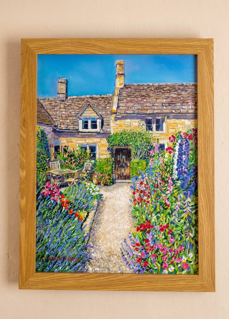 Original Garden Painting by Diana Rose