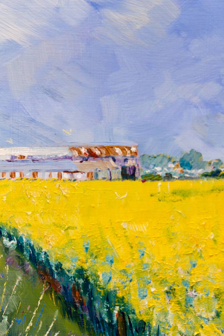 Original Expressionism Landscape Painting by Diana Rose