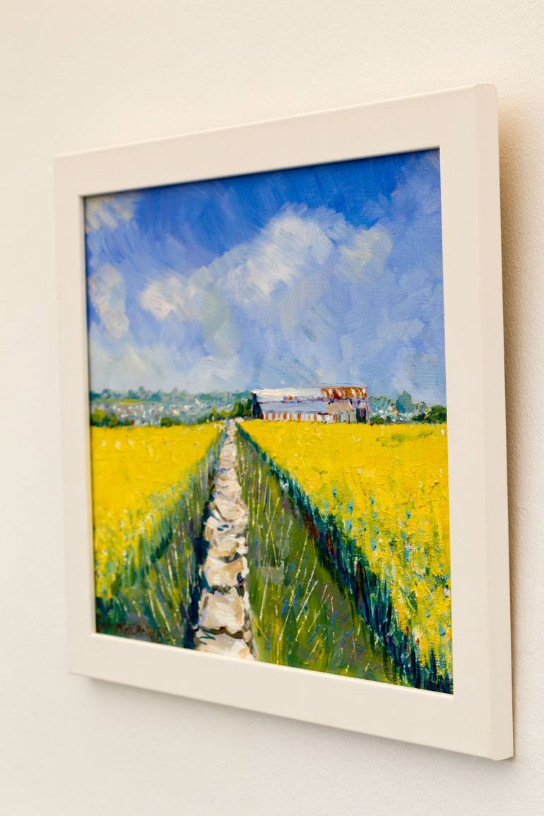 Original Expressionism Landscape Painting by Diana Rose