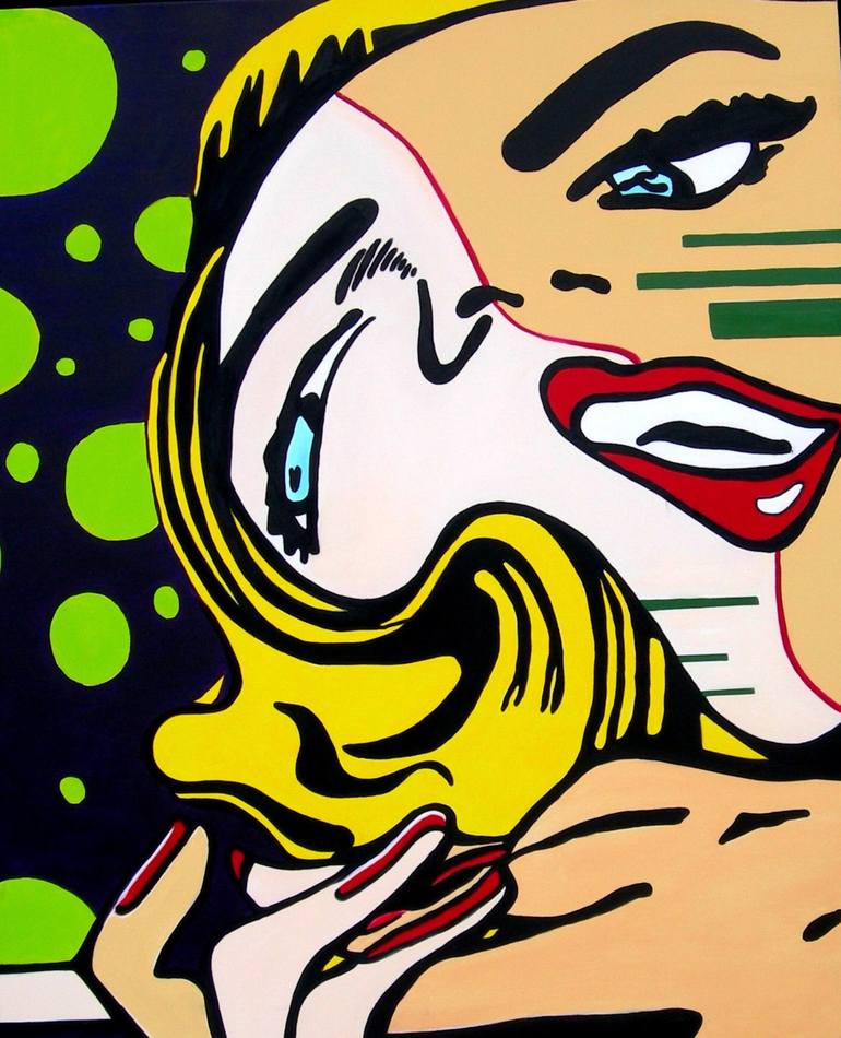 Respect To Roy Lichtenstein Painting By Bahar Artan Oskay Saatchi Art