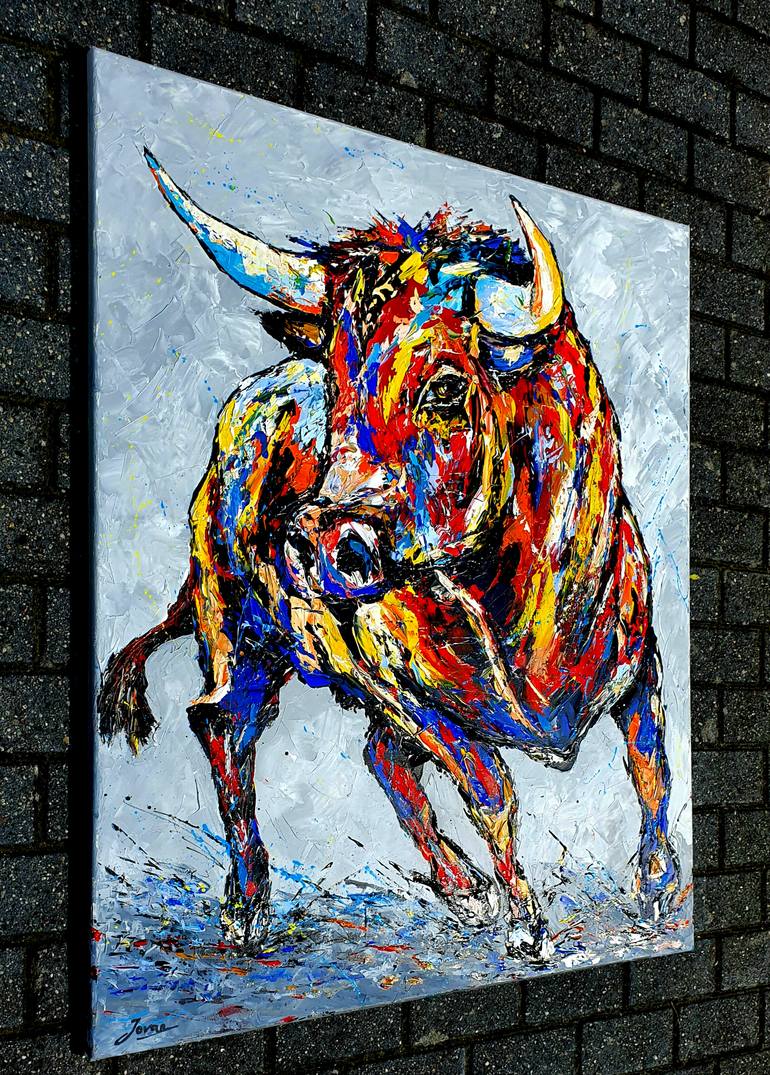 Original Abstract Expressionism Abstract Painting by Jovan Srijemac
