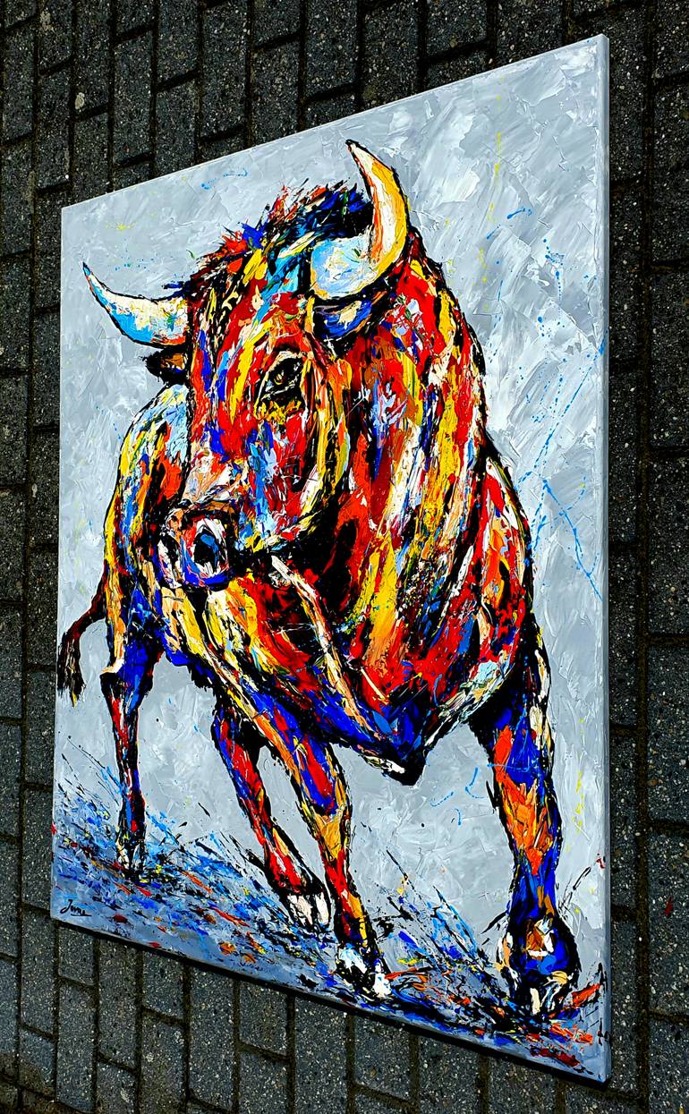 Original Abstract Expressionism Abstract Painting by Jovan Srijemac
