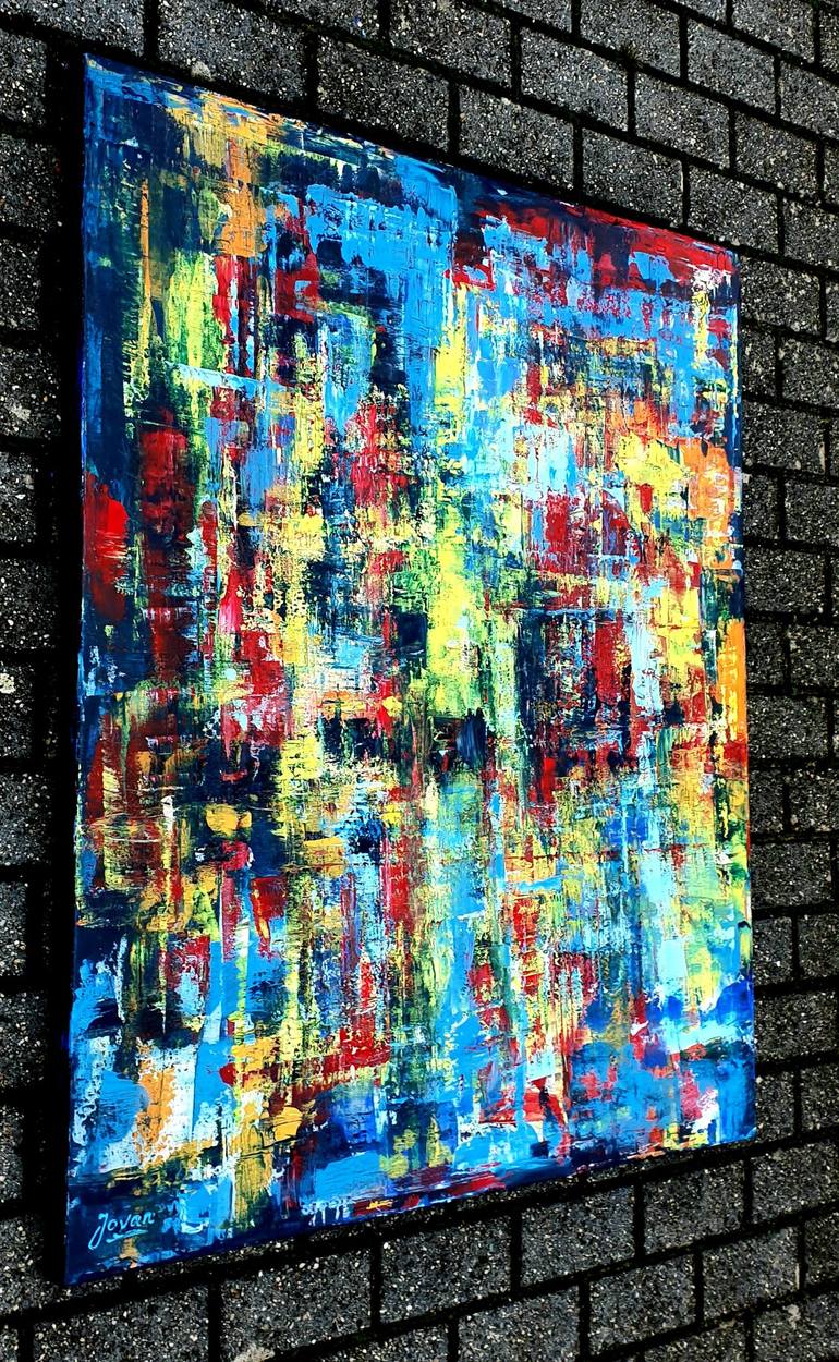 Original Abstract Painting by Jovan Srijemac