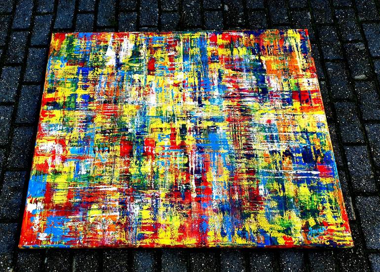 Original Abstract Painting by Jovan Srijemac