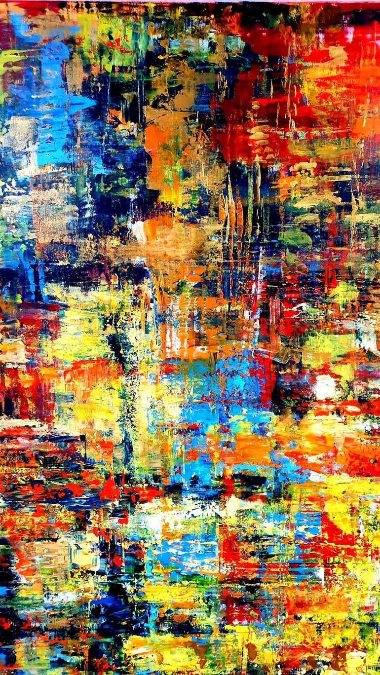 Original Abstract Painting by Jovan Srijemac